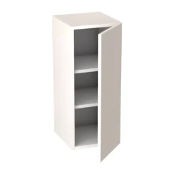 GoodHome Balsamita Matt White Slab Wall Kitchen Cabinet (W)300mm (H)720mm -Prime Kitchen goodhome balsamita matt white slab wall kitchen cabinet w 300mm h 720mm5059340702254 21c bq