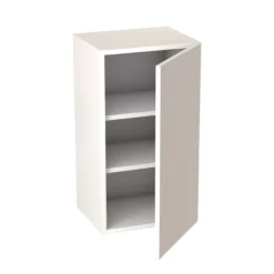 GoodHome Balsamita Matt White Slab Wall Kitchen Cabinet (W)400mm (H)720mm -Prime Kitchen goodhome balsamita matt white slab wall kitchen cabinet w 400mm h 720mm5059340702261 21c bq