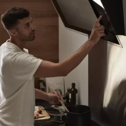 GoodHome Bamia GHAGRE90 Glass Angled Cooker Hood (W)90cm - Black 17 GoodHome Bamia GHAGRE90 Glass Angled Cooker Hood (W)90cm - Black -Prime Kitchen goodhome bamia ghagre90 glass angled cooker hood w 90cm black3663602495468 02i bq