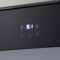 GoodHome Bamia GHIH80 Glass Inset Cooker Hood (W)80cm - Black -Prime Kitchen goodhome bamia ghih80 glass inset cooker hood w 80cm black3663602434344 36c bq