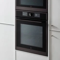 GoodHome Bamia GHMF71 Built-in Single Multifunction Oven - Brushed Black Stainless Steel Effect -Prime Kitchen goodhome bamia ghmf71 built in single multifunction oven brushed black stainless steel effect3663602434399 02i bq
