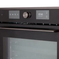 GoodHome Bamia GHMF71 Built-in Single Multifunction Oven - Brushed Black Stainless Steel Effect -Prime Kitchen goodhome bamia ghmf71 built in single multifunction oven brushed black stainless steel effect3663602434399 41c bq