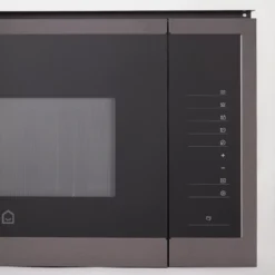 GoodHome Bamia GHMO25UK 25L Built-in Microwave - Brushed Black -Prime Kitchen goodhome bamia ghmo25uk 25l built in microwave brushed black5059340213781 36c