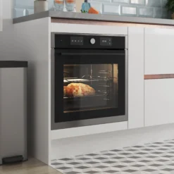 GoodHome Bamia GHOM71 Built-in Single Multifunction With Microwave Oven - Black -Prime Kitchen goodhome bamia ghom71 built in single multifunction with microwave oven black3663602434429 03i