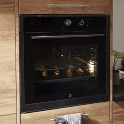 GoodHome Bamia GHOM71 Built-in Single Multifunction With Microwave Oven - Black -Prime Kitchen goodhome bamia ghom71 built in single multifunction with microwave oven black5059340213804 01i 1