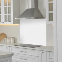 GoodHome Berberis White Laminate & Particle Board Back Panel, (H)600mm (W)2000mm (T)8mm -Prime Kitchen goodhome berberis white laminate particle board back panel h 600mm w 2000mm t 8mm5059340483160 01i