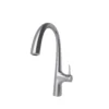 GoodHome Edulis Silver Stainless Steel Effect Kitchen Side Lever Tap -Prime Kitchen goodhome edulis silver stainless steel effect kitchen side lever tap3663602481898 01c