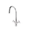 GoodHome Filbert Silver Chrome Effect Kitchen Twin Lever Tap 2 GoodHome Filbert Silver Chrome Effect Kitchen Twin Lever Tap -Prime Kitchen goodhome filbert silver chrome effect kitchen twin lever tap3663602481867 01c bq