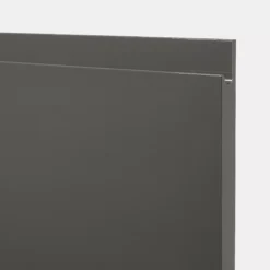 GoodHome Garcinia Gloss Anthracite Integrated Handle Highline Cabinet Door (W)450mm (H)715mm (T)19mm -Prime Kitchen goodhome garcinia gloss anthracite integrated handle highline cabinet door w 450mm h 715mm t 19mm5059340249841 37c