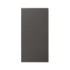 GoodHome Garcinia Gloss Anthracite Integrated Handle Tall Larder Cabinet Door (W)600mm (H)1181mm (T)19mm -Prime Kitchen goodhome garcinia gloss anthracite integrated handle tall larder cabinet door w 600mm h 1181mm t 19mm3663602652366 02c bq
