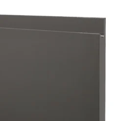GoodHome Garcinia Gloss Anthracite Integrated Handle Tall Larder Cabinet Door (W)600mm (H)1181mm (T)19mm -Prime Kitchen goodhome garcinia gloss anthracite integrated handle tall larder cabinet door w 600mm h 1181mm t 19mm3663602652366 36c bq