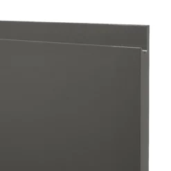 GoodHome Garcinia Gloss Anthracite Integrated Handle Tall Wall Cabinet Door (W)300mm (H)895mm (T)19mm -Prime Kitchen goodhome garcinia gloss anthracite integrated handle tall wall cabinet door w 300mm h 895mm t 19mm3663602652038 36c bq