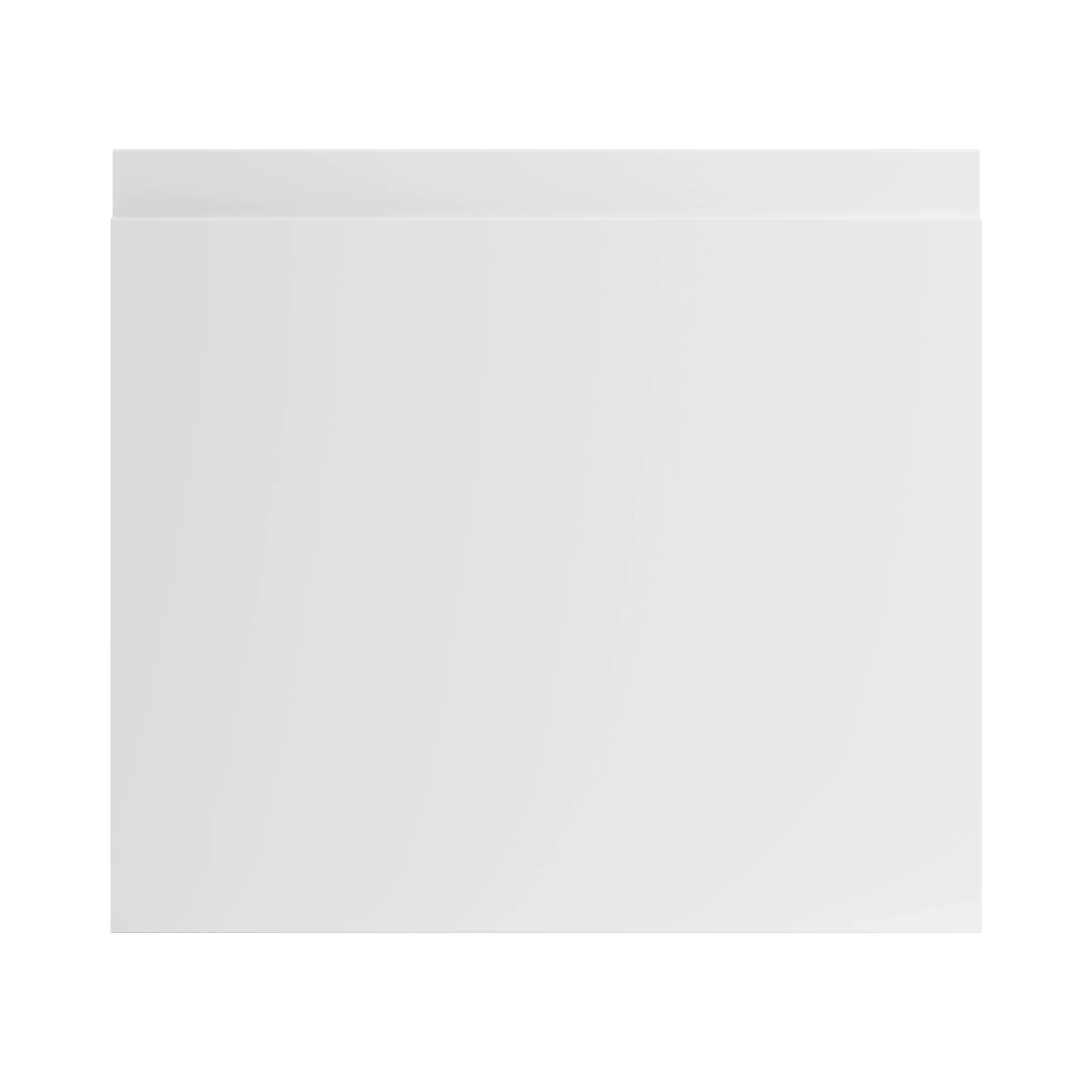 GoodHome Garcinia Gloss Light Grey Integrated Handle Drawer Front, Bridging Door & Bi Fold Door, (W)400mm (H)356mm (T)19mm 3 GoodHome Garcinia Gloss Light Grey Integrated Handle Drawer Front, Bridging Door & Bi Fold Door, (W)400mm (H)356mm (T)19mm