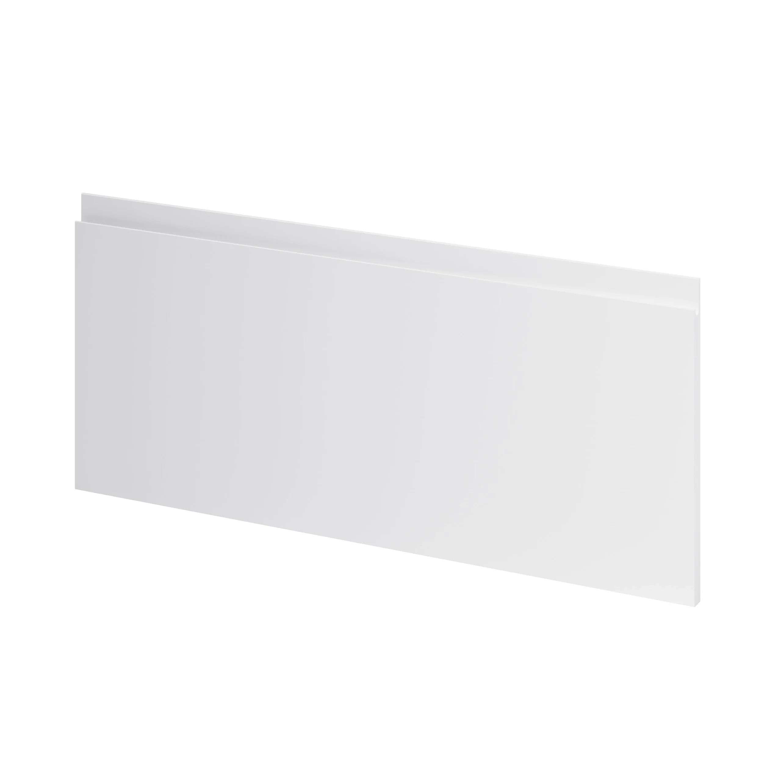 GoodHome Garcinia Gloss Light Grey Integrated Handle Drawer Front, Bridging Door & Bi Fold Door, (W)800mm (H)356mm (T)19mm 4 GoodHome Garcinia Gloss Light Grey Integrated Handle Drawer Front, Bridging Door & Bi Fold Door, (W)800mm (H)356mm (T)19mm - Image 2