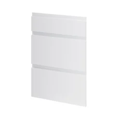 GoodHome Garcinia Gloss Light Grey Integrated Handle Drawer Front (W)500mm, Pack Of 3 -Prime Kitchen goodhome garcinia gloss light grey integrated handle drawer front w 500mm pack of 35059340089379 02c