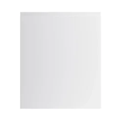 GoodHome Garcinia Gloss Light Grey Integrated Handle Highline Cabinet Door (W)600mm (H)715mm (T)19mm
