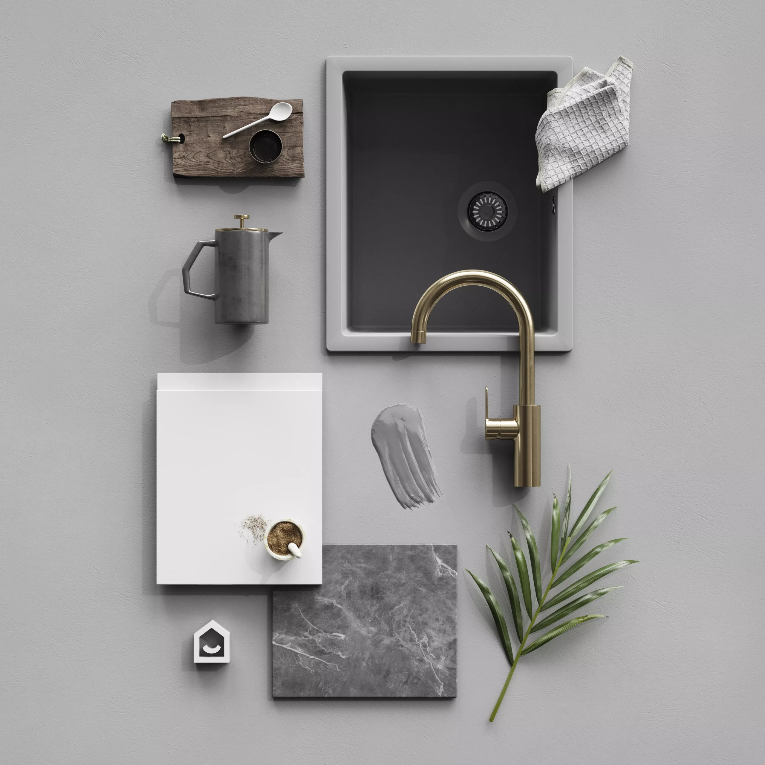 GoodHome Garcinia Gloss Light Grey Integrated Handle Highline Cabinet Door (W)600mm (H)715mm (T)19mm 6 GoodHome Garcinia Gloss Light Grey Integrated Handle Highline Cabinet Door (W)600mm (H)715mm (T)19mm - Image 4