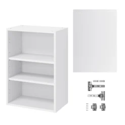 GoodHome Garcinia Gloss Light Grey Integrated Handle Wall Kitchen Cabinet (W)500mm (H)720mm -Prime Kitchen goodhome garcinia gloss light grey integrated handle wall kitchen cabinet w 500mm h 720mm5059340702384 07c bq