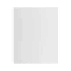 GoodHome Garcinia Gloss Light Grey Slab End Panel (H)720mm (W)570mm