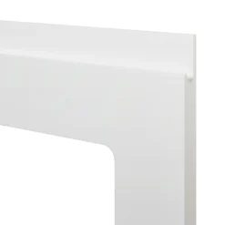 GoodHome Garcinia Gloss White Integrated Handle Glazed Cabinet Door (W)500mm (H)715mm (T)19mm -Prime Kitchen goodhome garcinia gloss white integrated handle glazed cabinet door w 500mm h 715mm t 19mm3663602651079 36c bq