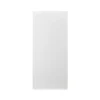 GoodHome Garcinia Gloss White Integrated Handle Tall Wall Cabinet Door (W)400mm (H)895mm (T)19mm -Prime Kitchen goodhome garcinia gloss white integrated handle tall wall cabinet door w 400mm h 895mm t 19mm3663602651000 02c bq