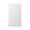 GoodHome Garcinia Gloss White Integrated Handle Tall Wall Cabinet Door (W)500mm (H)895mm (T)19mm 1 GoodHome Garcinia Gloss White Integrated Handle Tall Wall Cabinet Door (W)500mm (H)895mm (T)19mm -Prime Kitchen goodhome garcinia gloss white integrated handle tall wall cabinet door w 500mm h 895mm t 19mm3663602651024 02c bq