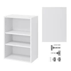 GoodHome Garcinia Gloss White Integrated Handle Wall Kitchen Cabinet (W)500mm (H)720mm -Prime Kitchen goodhome garcinia gloss white integrated handle wall kitchen cabinet w 500mm h 720mm5059340702490 07c bq