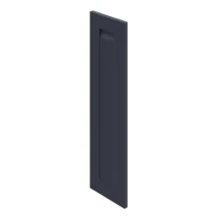GoodHome Garcinia Matt Navy Blue Integrated Handle Shaker Tall Wall Cabinet Door (W)250mm (H)895mm (T)20mm -Prime Kitchen goodhome garcinia matt navy blue integrated handle shaker tall wall cabinet door w 250mm h 895mm t 20mm5059340129020 02c
