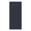 GoodHome Garcinia Matt Navy Blue Integrated Handle Shaker Tall Wall Cabinet Door (W)400mm (H)895mm (T)20mm -Prime Kitchen goodhome garcinia matt navy blue integrated handle shaker tall wall cabinet door w 400mm h 895mm t 20mm5059340129044 01c