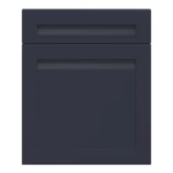 GoodHome Garcinia Matt Navy Blue Shaker Drawerline Door & Drawer Front, (W)600mm (H)715mm (T)20mm