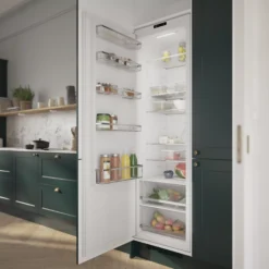 GoodHome GHUKBITF Integrated Fridge - Gloss White -Prime Kitchen goodhome ghukbitf integrated fridge gloss white5059340169491 01i