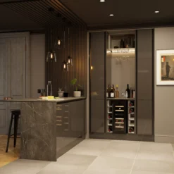 GoodHome Grey Marble Effect Paper & Resin Back Panel, (H)600mm (W)2000mm (T)3mm -Prime Kitchen goodhome grey marble effect paper resin back panel h 600mm w 2000mm t 3mm5059340094151 10i