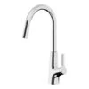 GoodHome Guntur Chrome-plated Kitchen Side Lever Pull Out Sensor Tap -Prime Kitchen goodhome guntur chrome plated kitchen side lever pull out sensor tap5059340452524 01c