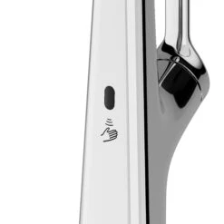 GoodHome Guntur Chrome-plated Kitchen Side Lever Sensor Tap -Prime Kitchen goodhome guntur chrome plated kitchen side lever sensor tap5059340452531 02c