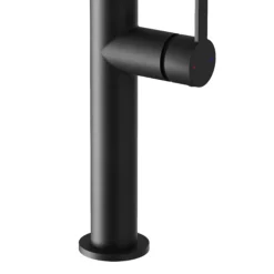 GoodHome Havarti Black Graphite Effect Kitchen Side Lever Tap -Prime Kitchen goodhome havarti black graphite effect kitchen side lever tap5059340452913 37c