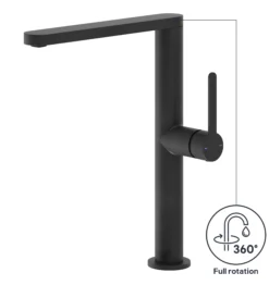 GoodHome Havarti Black Graphite Effect Kitchen Side Lever Tap -Prime Kitchen goodhome havarti black graphite effect kitchen side lever tap5059340452913 71c EN