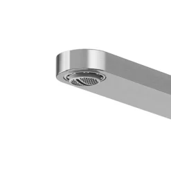 GoodHome Havarti Stainless Steel Effect Kitchen Side Lever Tap -Prime Kitchen goodhome havarti stainless steel effect kitchen side lever tap5059340452906 36c