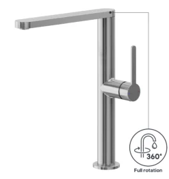 GoodHome Havarti Stainless Steel Effect Kitchen Side Lever Tap -Prime Kitchen goodhome havarti stainless steel effect kitchen side lever tap5059340452906 71c EN