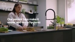 GoodHome Horopito Chrome-plated Kitchen Spring Neck Sensor Tap -Prime Kitchen goodhome horopito chrome plated kitchen spring neck sensor tap5059340452555 KFG EN 1