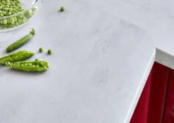 GoodHome Kala Concrete Effect Grey Worktop Edging Tape, (L)3m -Prime Kitchen goodhome kala concrete effect grey worktop edging tape l 3m3663602635666 21i