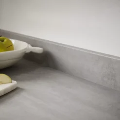 GoodHome Kala Concrete Effect Grey Worktop Edging Tape, (L)3m -Prime Kitchen goodhome kala concrete effect grey worktop edging tape l 3m3663602635666 32i