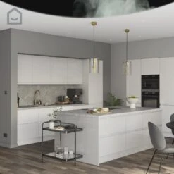 GoodHome Kala Pietra Grey Worktop Edging Tape, (L)3m -Prime Kitchen goodhome kala pietra grey worktop edging tape l 3m5059340795133 kfg EN