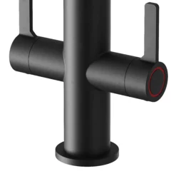 GoodHome Kamut Black Graphite Effect Kitchen Twin Lever Tap 20 GoodHome Kamut Black Graphite Effect Kitchen Twin Lever Tap -Prime Kitchen goodhome kamut black graphite effect kitchen twin lever tap5059340452685 37c