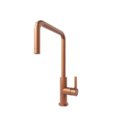 GoodHome Kamut Copper Effect Kitchen Side Lever Tap