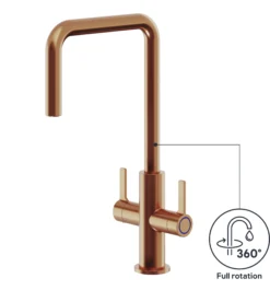 GoodHome Kamut Copper Effect Kitchen Twin Lever Tap -Prime Kitchen goodhome kamut copper effect kitchen twin lever tap5059340452692 71c EN