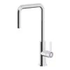 GoodHome Kamut Silver Chrome Effect Kitchen Side Lever Tap -Prime Kitchen goodhome kamut silver chrome effect kitchen side lever tap3663602481928 01c