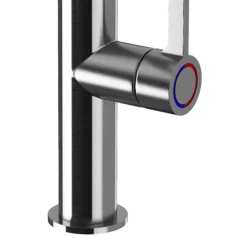 GoodHome Kamut Stainless Steel Effect Kitchen Side Lever Spring Neck Tap 19 GoodHome Kamut Stainless Steel Effect Kitchen Side Lever Spring Neck Tap -Prime Kitchen goodhome kamut stainless steel effect kitchen side lever spring neck tap5059340504421 37c