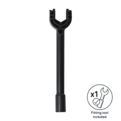 GoodHome Kawa Black Graphite Effect Kitchen Top Lever Tap -Prime Kitchen goodhome kawa black graphite effect kitchen top lever tap5059340452562 74c EN