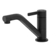 GoodHome Kawa Black Graphite Effect Kitchen Top Lever Tap -Prime Kitchen goodhome kawa black graphite effect kitchen top lever tap5059340452586 01c