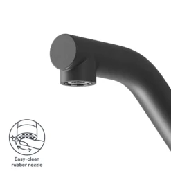 GoodHome Kawa Black Graphite Effect Kitchen Top Lever Tap -Prime Kitchen goodhome kawa black graphite effect kitchen top lever tap5059340452586 72c EN